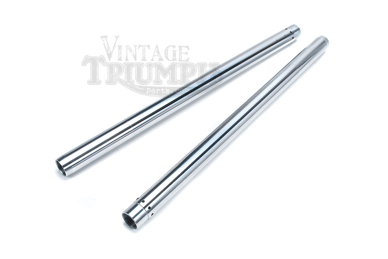 Fork Tubes - Set Correct For Triumph Models Fitted With Shuttle Valve Style Forks From 1968-1970