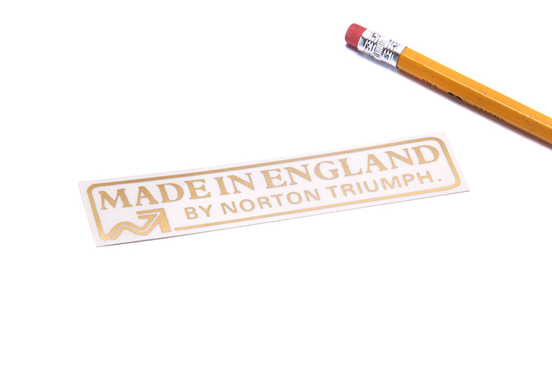 Frame Decal ( Made In England NVT)