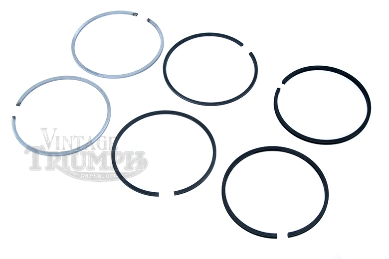Piston Ring Set. High Quality US Made Hastings Rings To Fit All Triumph 3 Cyl 67mm