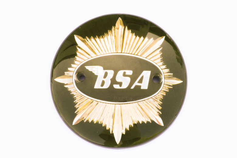 Motorcycle BSA Green Badge