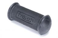 Rubber Foot-rest, Rocker Type with Triumph  Logo.  Hole diameter is 5/8" Tapered. Slot is 7/8" long.