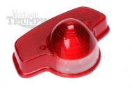 Taillight Lens - Inexpensive Reproduction Lucas Style Tailight Lens To Fit All Triumph Models From 1965-1972