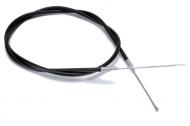 Cable, Front Brake. Triumph Motorcycles With Thumb Screw Adjusters 3TA Twenty One, 5TA Speed Twin, T100A Tiger, TR5AC, TR5AR Trophy, T100SS, T100SC, T100C Tiger, T100T, T100R Daytona, T120R, T120C Bonneville, TR6R, TR6C Trophy 1958-67. Comes With Universal Cable Clamp To Fit Lower Clevis.