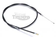 Cable, Throttle. Fits 1-1/8" Monoblock Carburetor As Used On Triumph Motorcycles T100SR, T100SS Tiger, TR6SR, TR6SC Trophy 1963