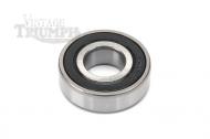 These sealed wheel bearings fit most Triumph motorcycles.

If you don't know the condition of your wheel bearings it is always a good idea to replace them. It is much more inexpensive than seizing up a bearing and potentially wrecking your bike.  