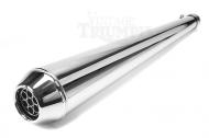 Muffler dunstall replica - reverse cone  27  3/4" long, 1.74" i.d. but comes with adapter to step down if needed