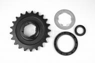 This is the sprocket for the gearbox on the 5 speed.
