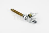 This is a Petcock petrol tap(fuel valve) for a triumph motorcycle. This petcock comes with a flag, stand pipe, and is made in the Uk.