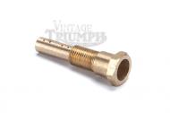 This is a standard size needle jet for a JRC carburetor on a triumph motorcycle. The needle jet helps control fuel intake into the float bowl of the carburetor, this helps with idling and accelerating. If you are having issues with idling or accelerating then you might have an issue with the needle jet. 