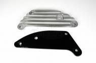 This is the passenger footrest set in finned alloy for the 650.
