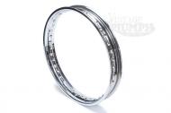 Rear chrome rim Triumph Preunit Wm 2X19 Spool Hub 47-62 