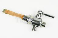 This is a triumph petcock pre-unit valve. This petcock valve is made in the UK.