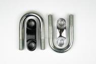 This is the handle bar u-bolt cap fro the 1 inch bar in black.

