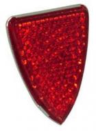 SIDE TAIL LIGHT REFLECTOR RED 68-70 