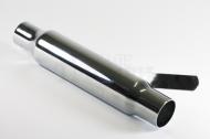 SHORTY MUFFLER with reducer 1 3/4 - 1 1/2 inlet 
