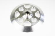 This is an Alloy clutch pressure plate for the Pre-unit models , made by SRM.
