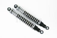 This is an open end shock set 12.9 in made by Velocette.

