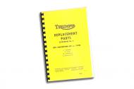 Reproduction of original Triumph parts manual 