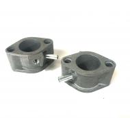 This is a 73-78 T140 L/H inlet manifold for a triumph motorcycle. 