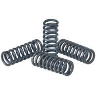 Clutch spring for Triumph clutch basket / pressure plate. 

Triumphs take four springs, or use three of these in your 500 / 650 / 750 c.c. Triumph or BSA A50 / A65 and keep the fourth as a spare. 

These are slightly lighter duty and will help keep a tighter clutch when engaged. 

59lb @ 1.185"    /  45 LBs  @ 1.325"

** 1.185" = stud flush with head of clutch nut **